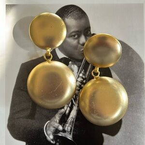 Vintage matte earrings